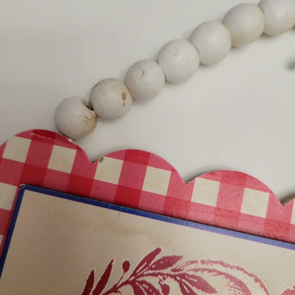 The Pioneer Woman Scalloped Wall Art in Red, White, & Blue - Picture 3 of 5